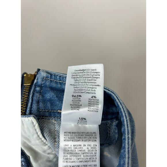 Mother the Double Zip Dazzler Ankle Jeans Were All in this Together Wash 25 - Picture 8 of 11